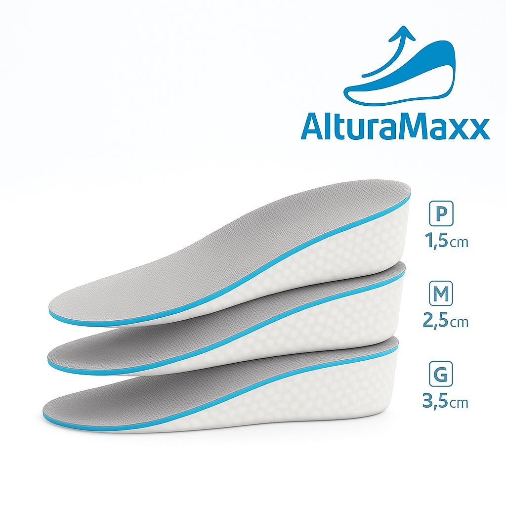 AlturaMaxx™ – Palmilha Ortopédica Invisível +3,5cm - Direct Ofertas