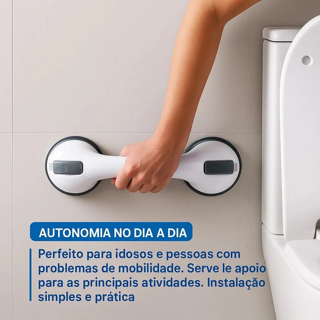 Barra de Apoio Portátil para Banheiro - SafeGrip - Direct Ofertas