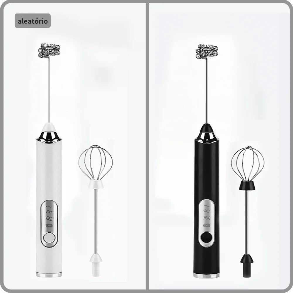 Batedor Misturador Mixer Elétrico para Bebidas Leite Café Portátil - Direct Ofertas
