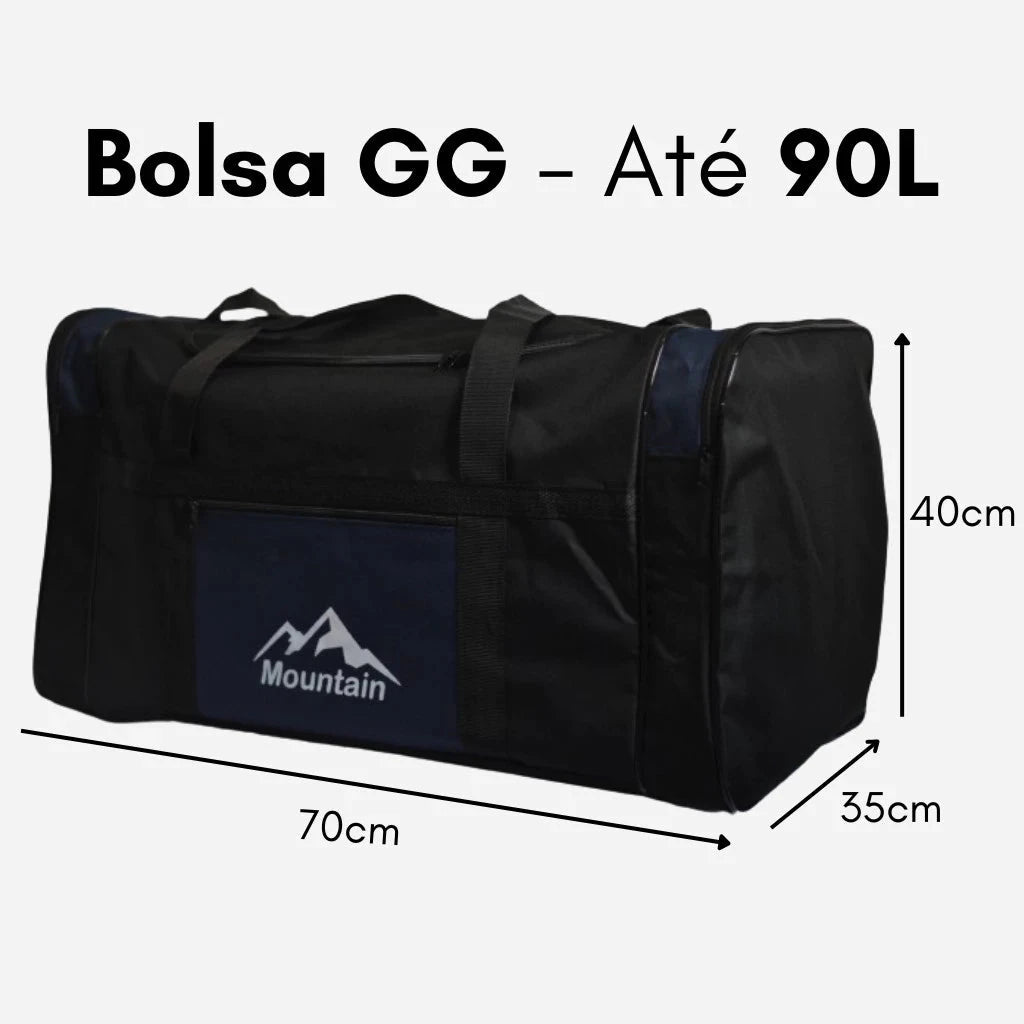 Bolsa de Viagem GG Dobrável 90L Bolsa de Viagem GG Dobrável 90L PS1 Direct Ofertas