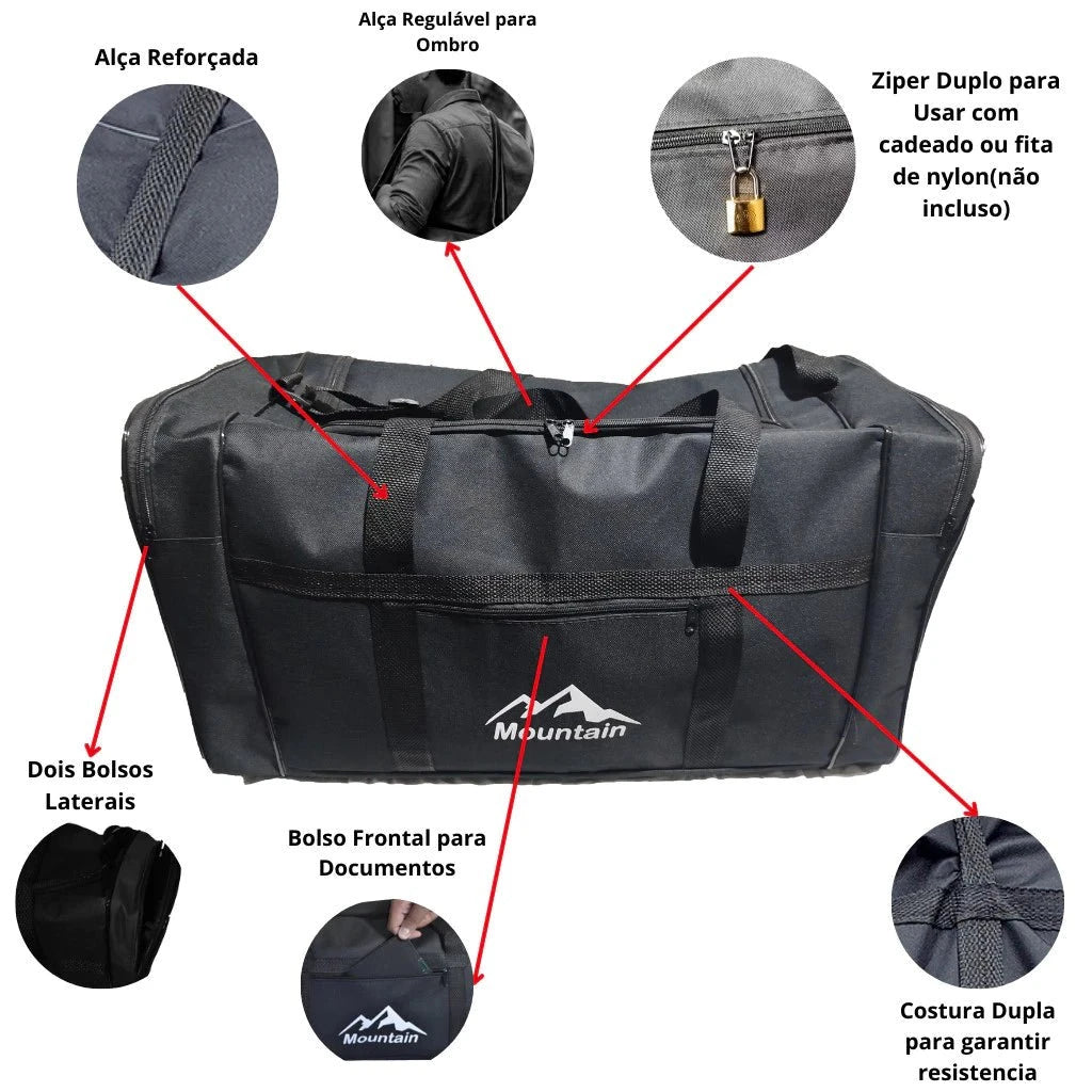 Bolsa de Viagem GG Dobrável 90L Bolsa de Viagem GG Dobrável 90L PS1 Direct Ofertas