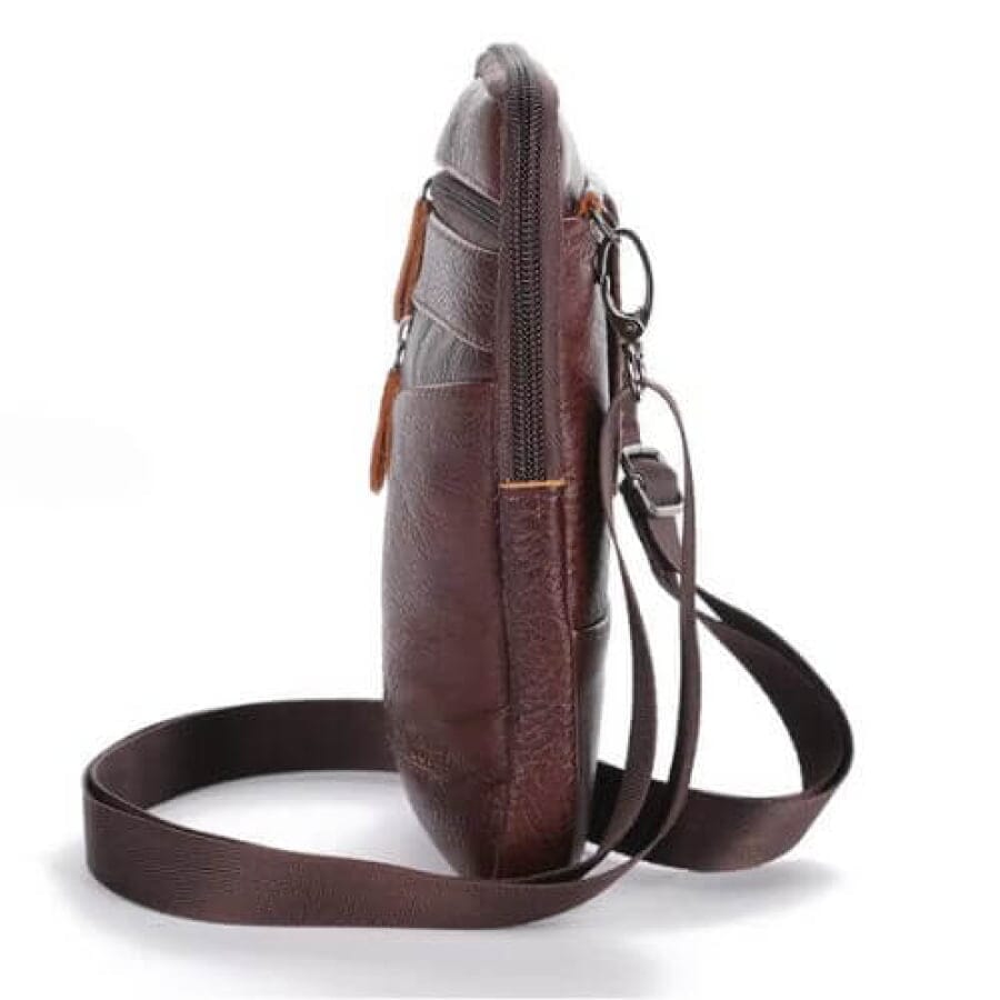 Bolsa Transversal Artesanal Couro Legítimo Bolsa Transversal Artesanal Couro Legítimo P11 Direct Ofertas