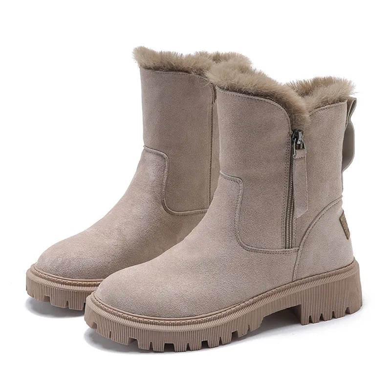 Bota Feminina Camurça Conforto - Direct Ofertas