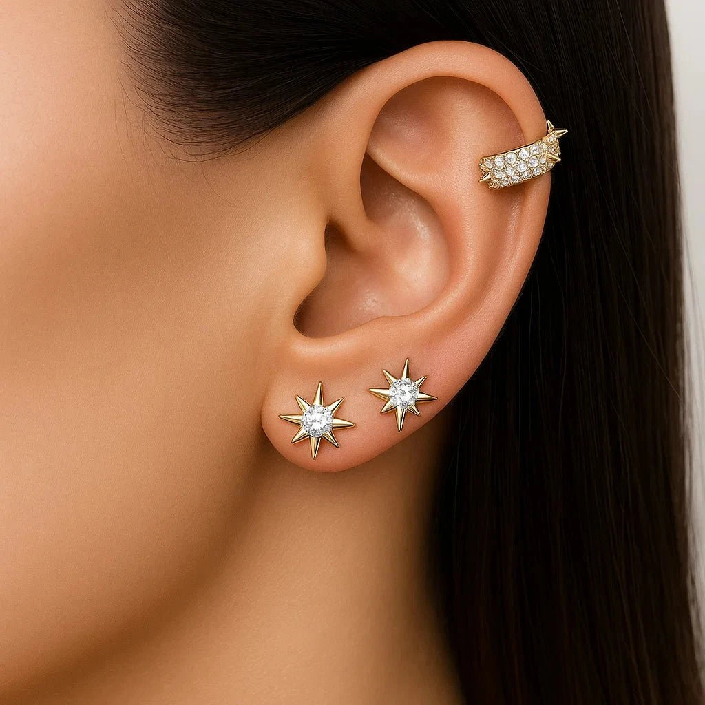 Brinco Ear Cuff Estelar Brinco Ear Cuff Estelar PJOIAS Direct Ofertas
