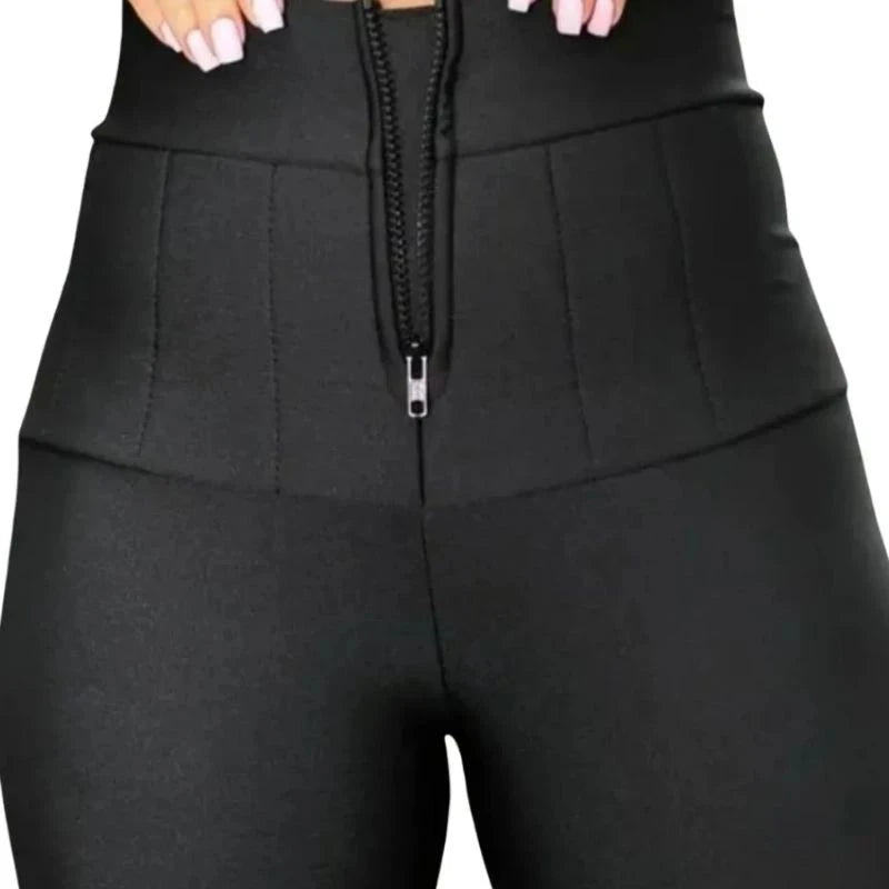 Calça Lipo com Cinta Modeladora Calça Lipo com Cinta Modeladora PS1 Direct Ofertas Preta P