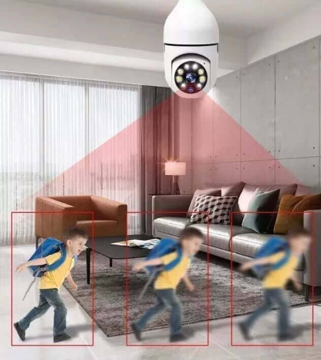 Câmera de Segurança Full HD Wi - Fi Inteligente 360 - Direct Ofertas