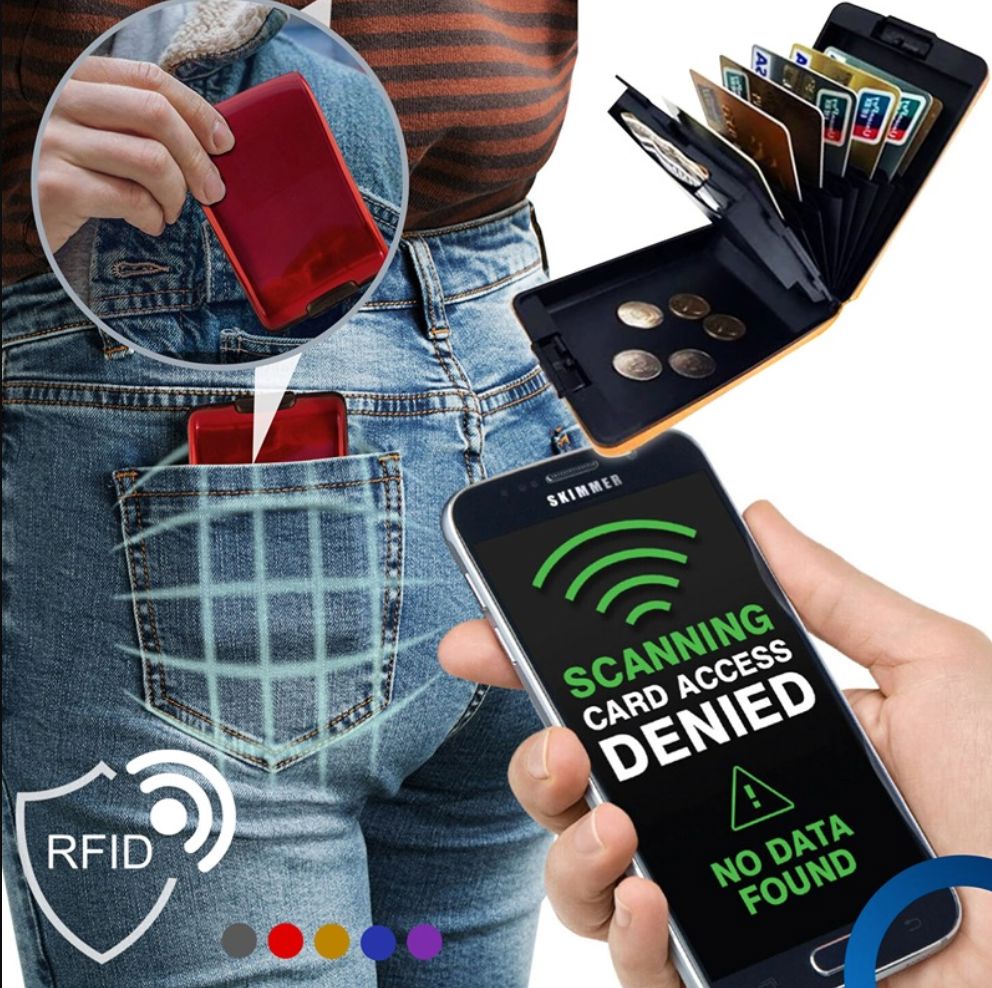 Carteira Antifurto RIFD - Slim Protect - Direct Ofertas