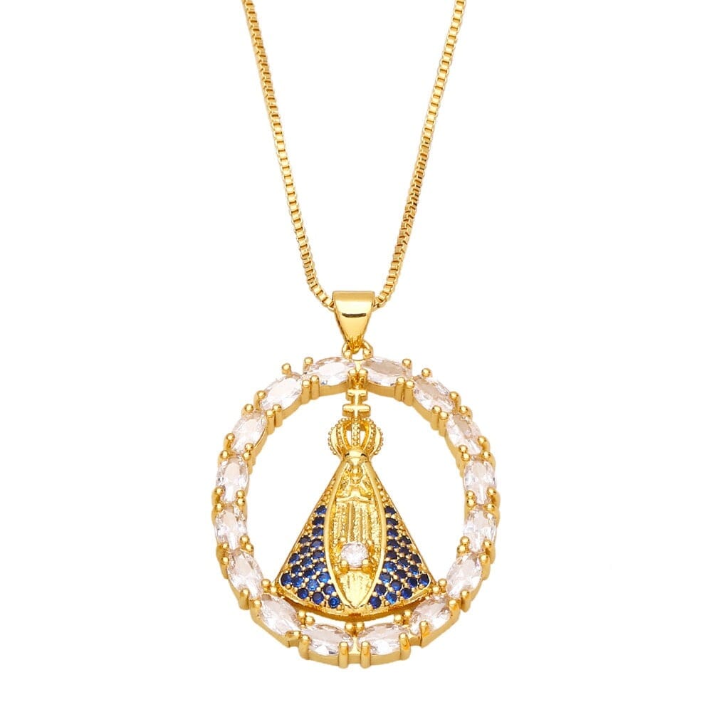 Colar Feminino Nossa Senhora Fé Eterna - Direct Ofertas