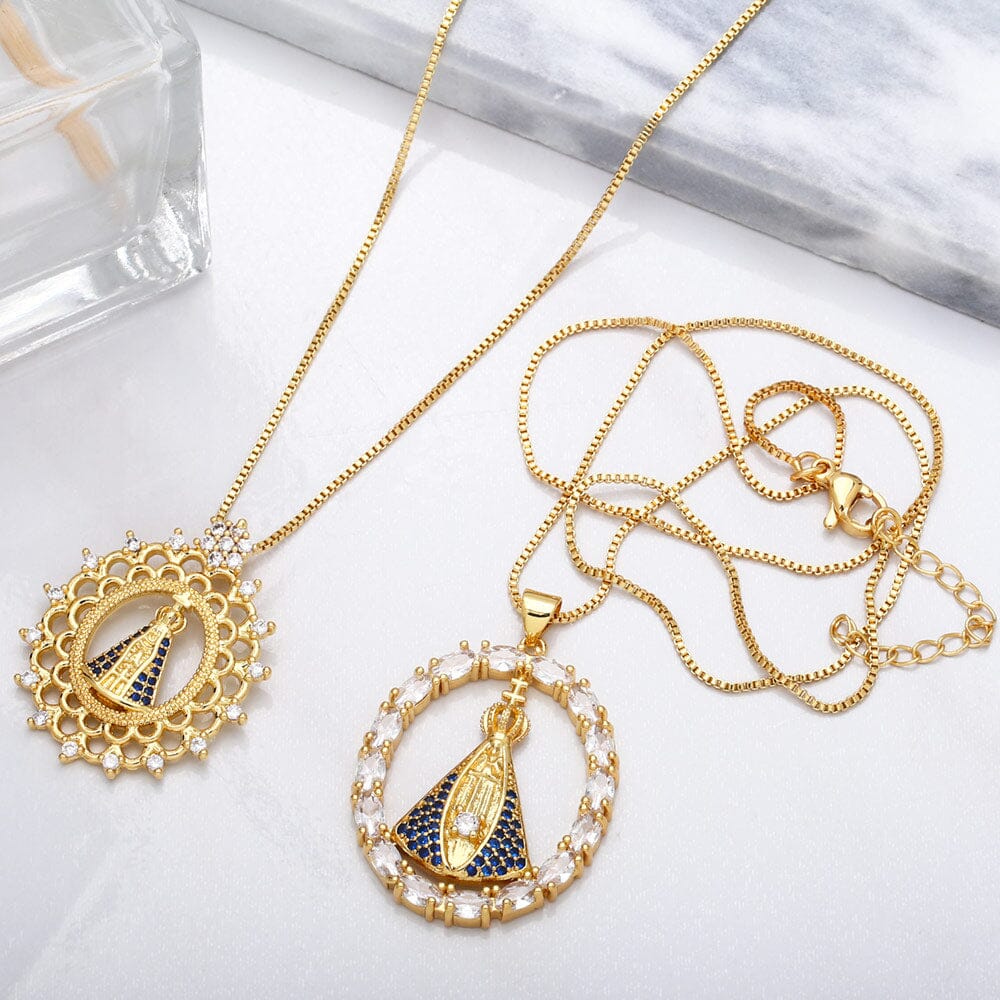 Colar Feminino Nossa Senhora Fé Eterna - Direct Ofertas