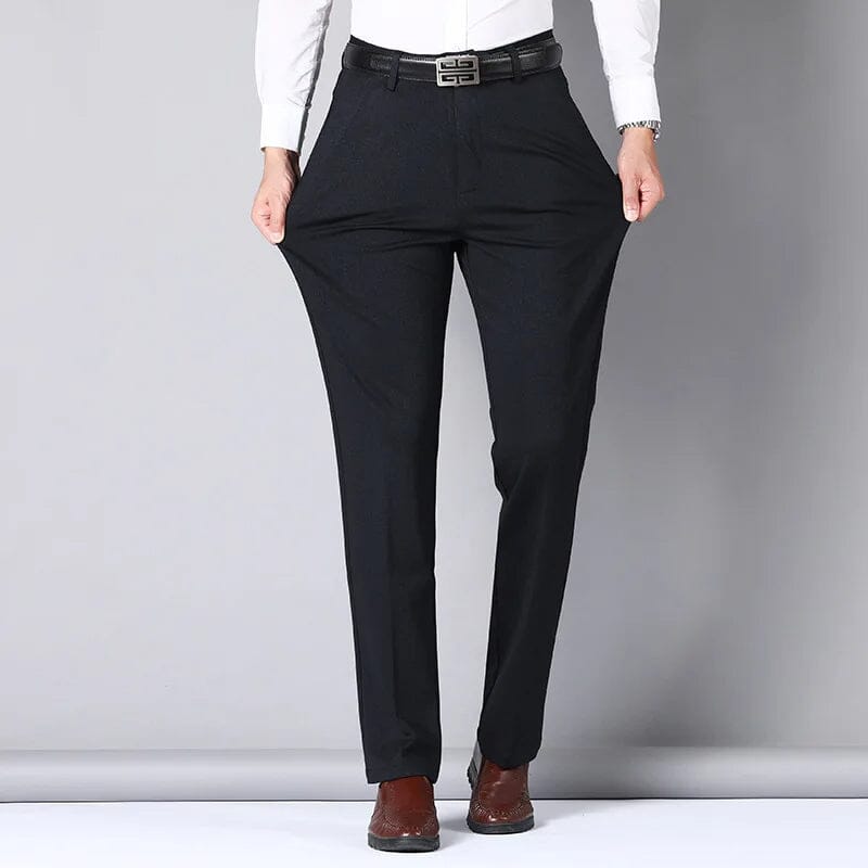 COMPRE 1 E LEVE 2 | Calça Social Clássica Alfaiataria Gentleman 2025 + Brinde Cinto Social Couro - Direct Ofertas