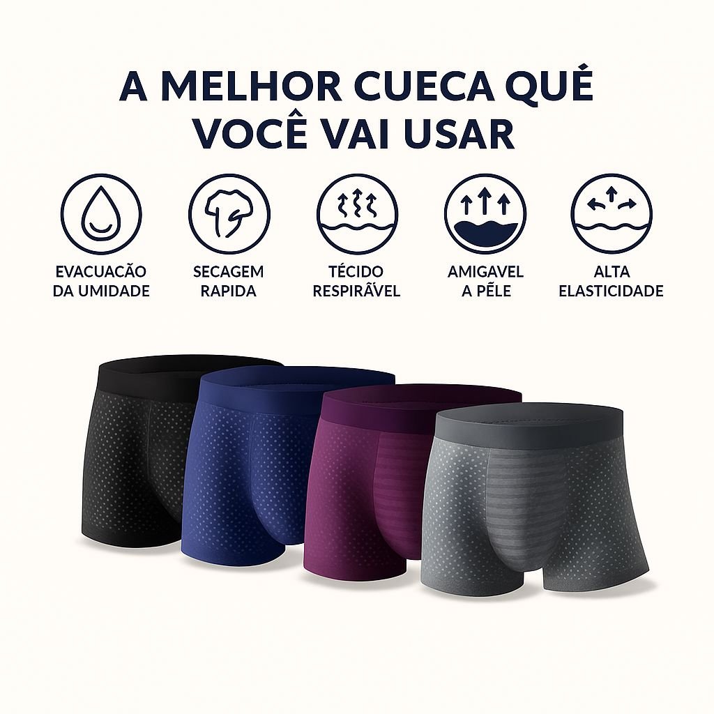 Cueca BamBoxer – Conforto e Toque de Seda em Promoção Especial - Direct Ofertas