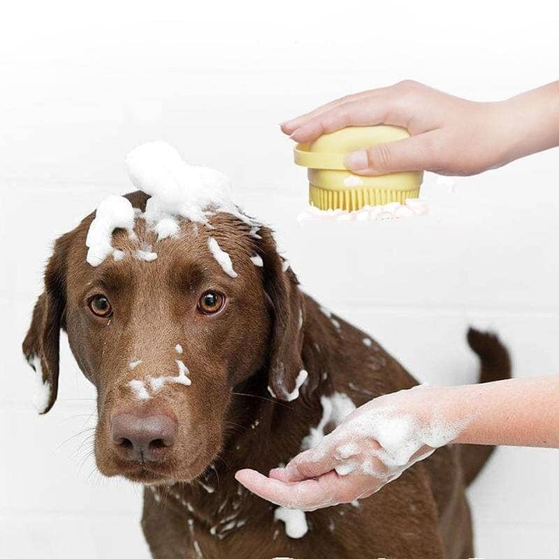Escova de Banho Massageadora para Pets - Direct Ofertas