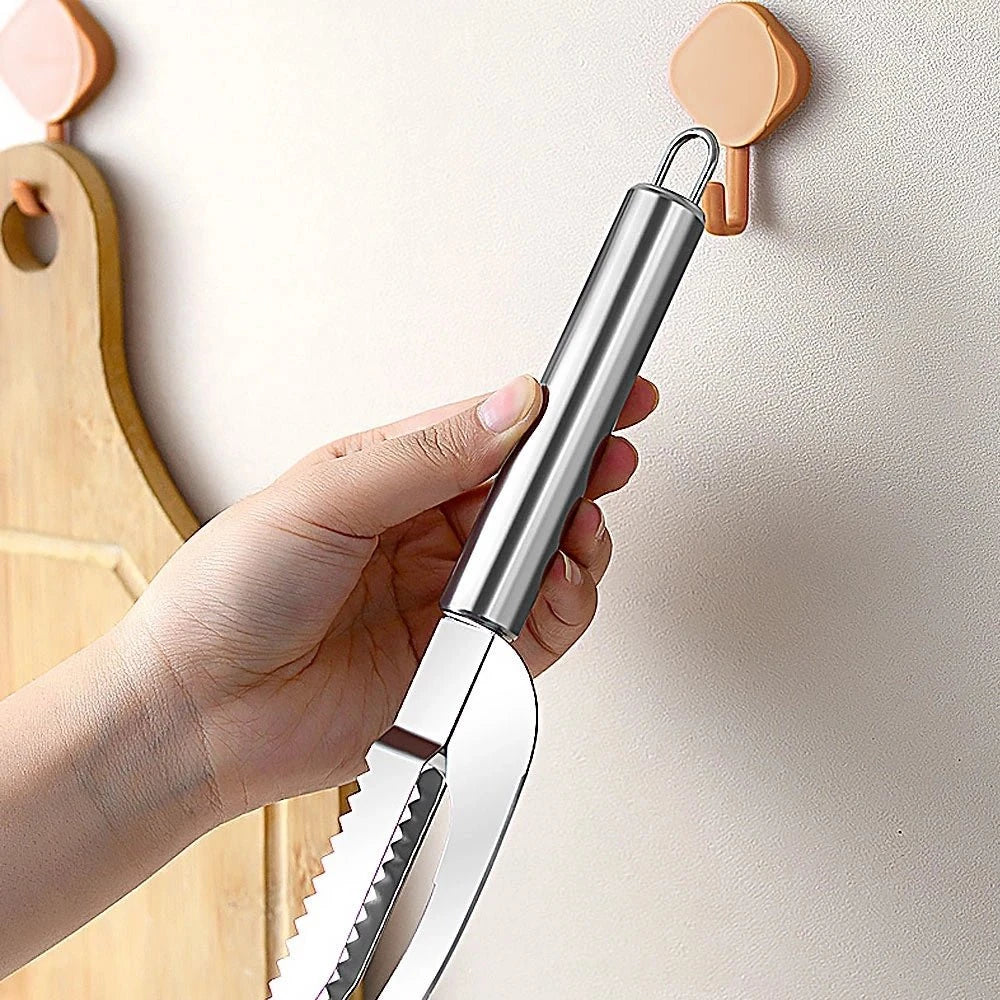 FishScaler - Faca Inoxidável 3 em 1 para Limpeza de Peixe FishScaler - Faca Inoxidável P9 Direct Ofertas