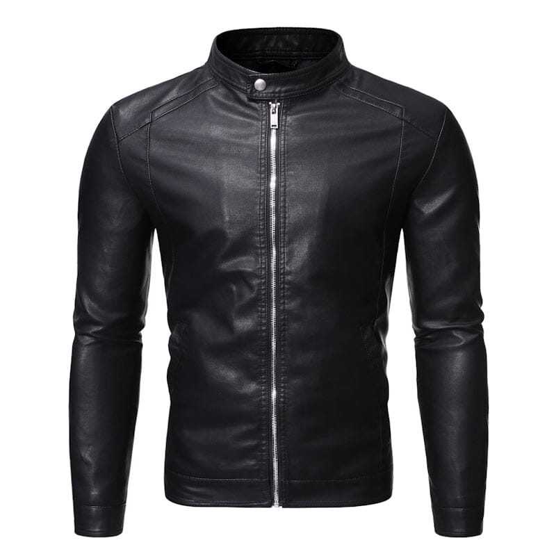 Jaqueta Masculina de Couro Classic Sampaio® - Direct Ofertas