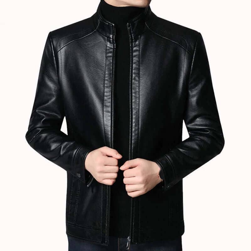 Jaqueta Masculina de Couro Michigan Elegante - Direct Ofertas