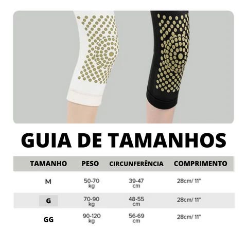 Joelheira de Compressão para Alívio de Dores - Compre 1 Leve 2 (Pares) - Direct Ofertas
