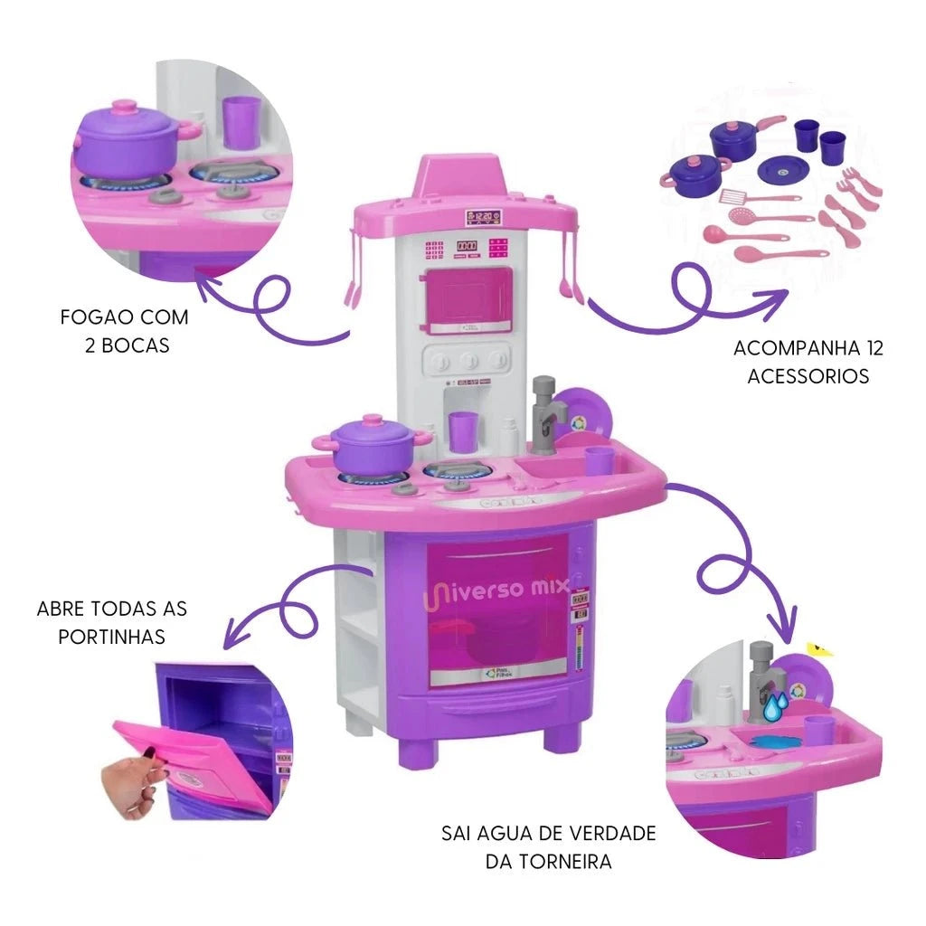 Kit Cozinha Infantil Completa Kit Cozinha Infantil Completa PS1 Direct Ofertas