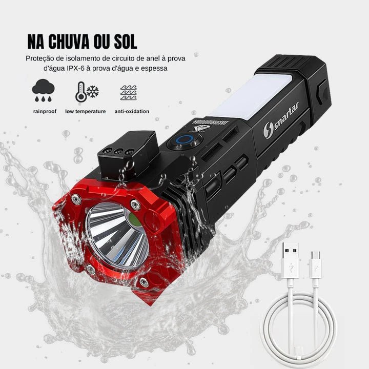 Lanterna Tática Indestrutível 4 em 1 - Ultra Potência - ÚLTIMO DIA NA PROMOÇÃO E FRETE GRÁTIS - Direct Ofertas