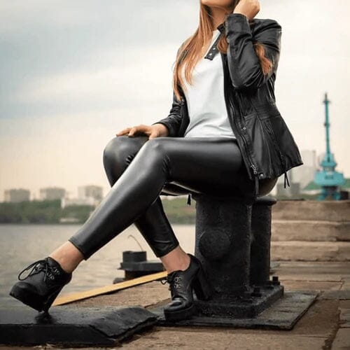 Legging de Couro Flanelada Térmica - FashionLeg - Direct Ofertas