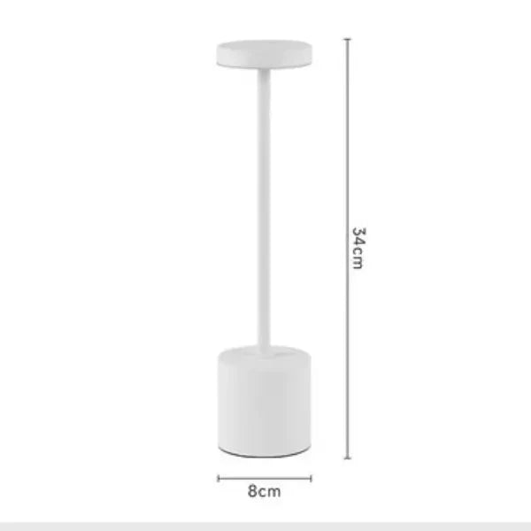 Luminária de Led Mendoza com Acendimento ao toque - Cazehn Luminária de Led Mendoza P6 Direct Ofertas Branca