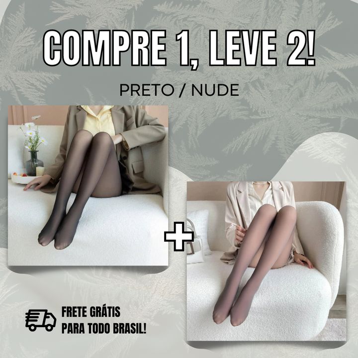Meia Calça de Lã Aveludada - Compre 1 e Leve 2 - Direct Ofertas