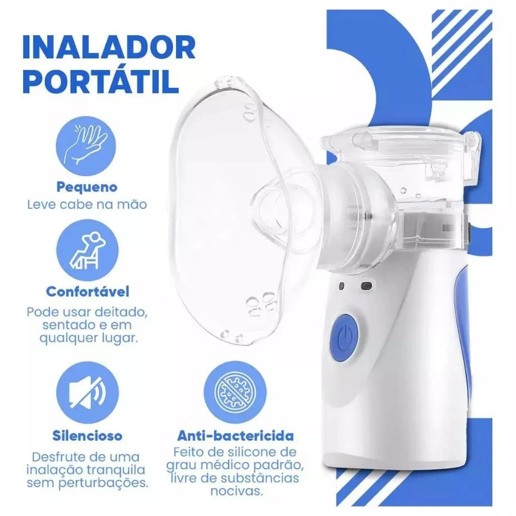Nebulizador Ultrassônico Portátil Nebulizador Ultrassônico PS1 Direct Ofertas