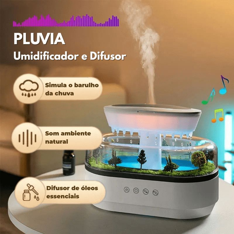 Pluvia - Umidificador e Difusor - Direct Ofertas