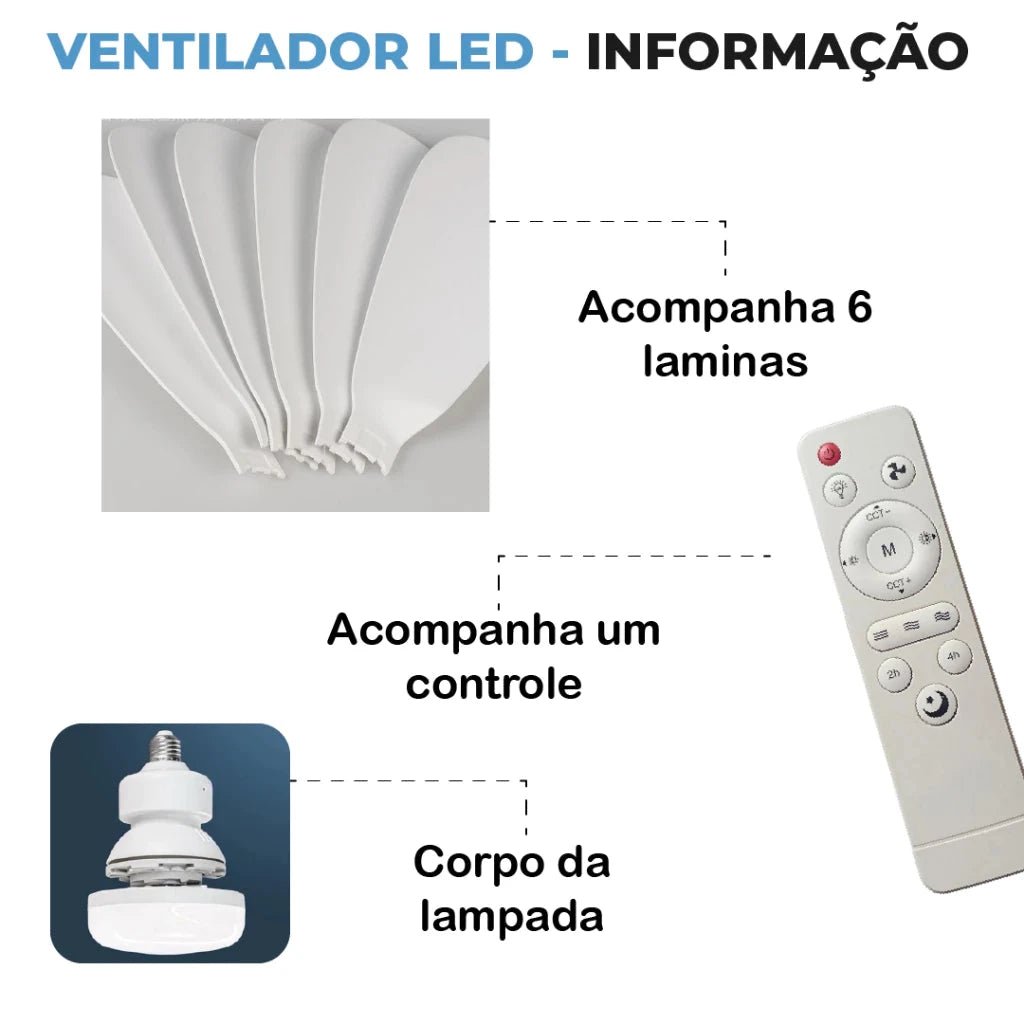 Ventilador Wind Light Silent - Direct Ofertas
