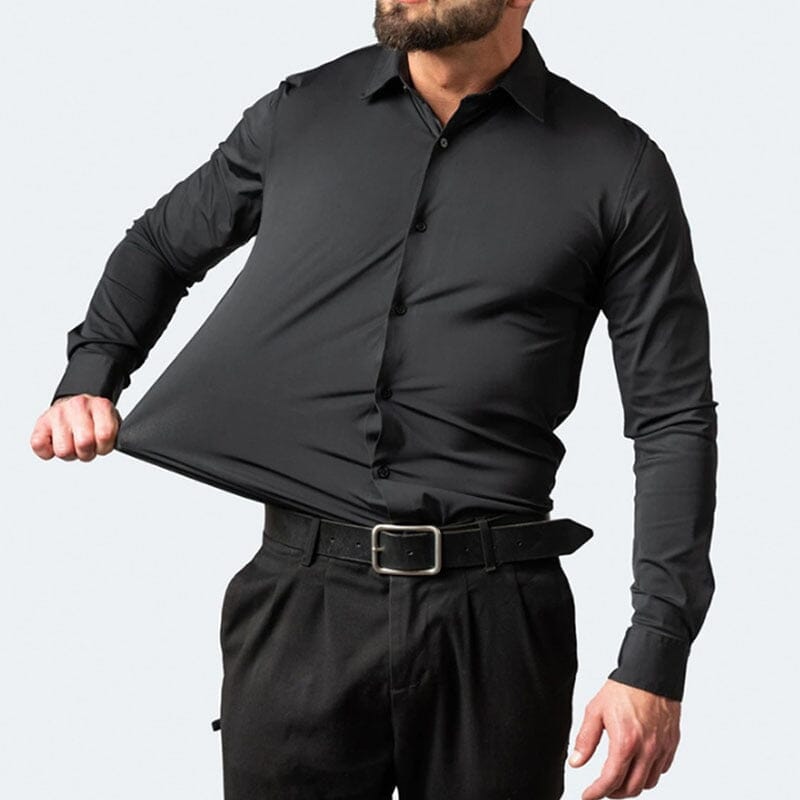 Camisa Flexível Ultra Comfort® Tecido Seda Gelo - Não amarrota - Direct Ofertas