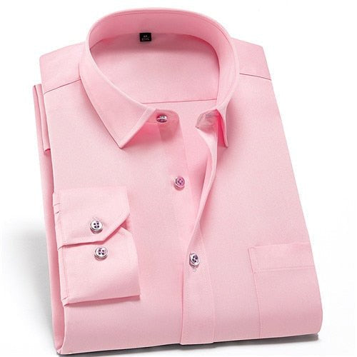 Camisa PremiumElastic™ - Camisa Social Premium Elástica Masculina - Direct Ofertas
