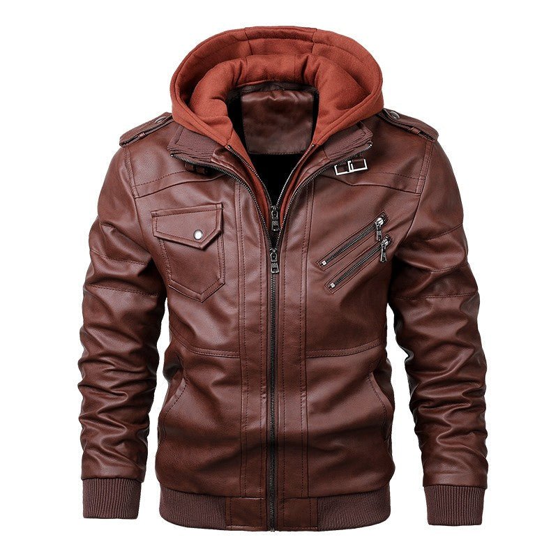 Jaqueta de Couro Masculina Premium - Direct Ofertas