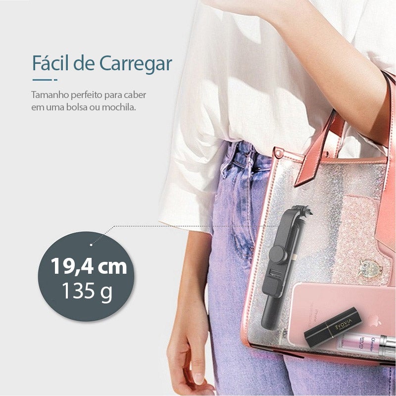Selfiegram - Tripé Multifunções Led 4 em 1 - Direct Ofertas