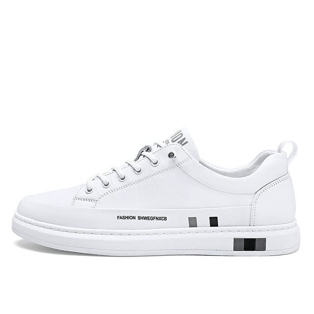 Tênis Masculino Slim 2024™ - Couro Autêntico - Direct Ofertas