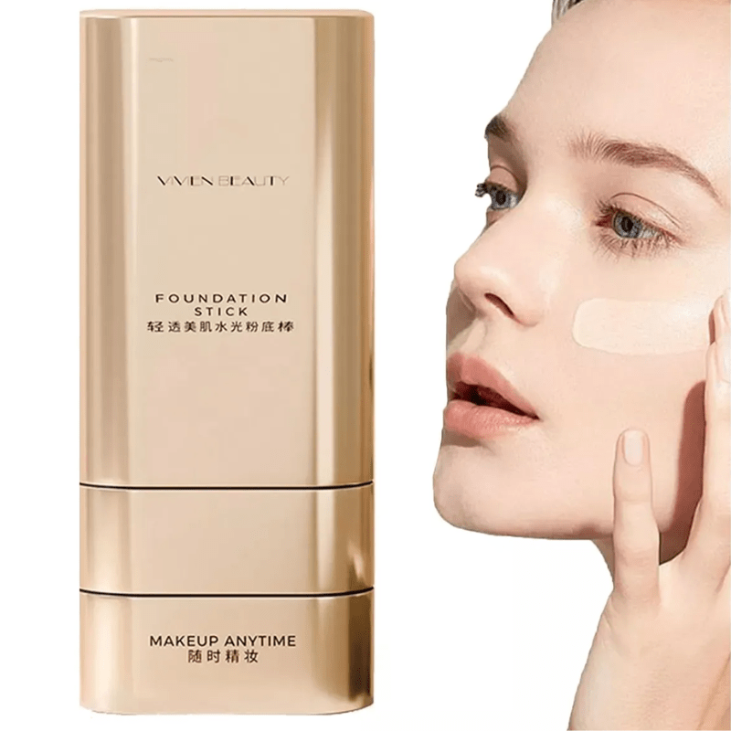 Base Stick Coreana 2 em 1 - Cobertura Impecável com Toque Natural - Direct Ofertas