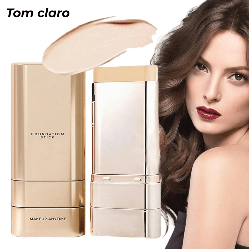 Base Stick Coreana 2 em 1 - Cobertura Impecável com Toque Natural - Direct Ofertas