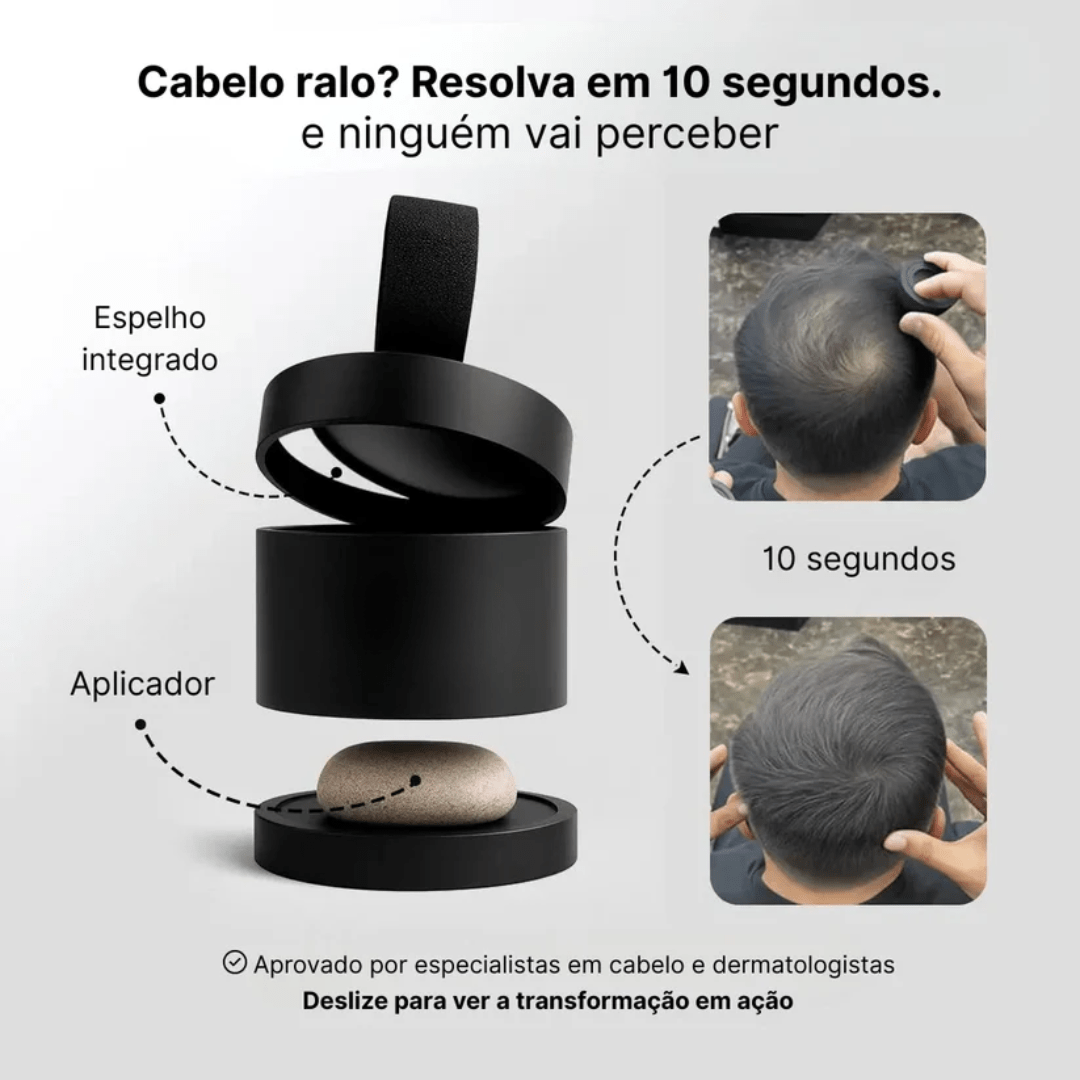 Camuflagem Capilar Profissional FixHair - Direct Ofertas