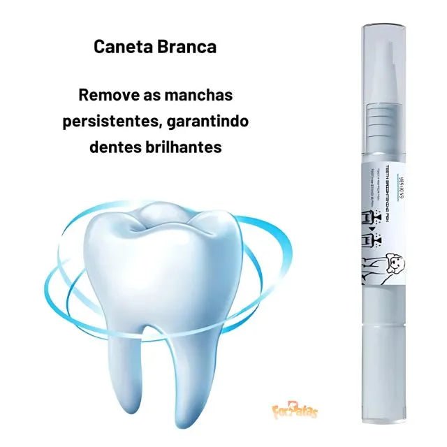 Caneta Dental para Pets – Limpa dentes amarelados, previne o tártaro e elimina o mau hálito - Direct Ofertas