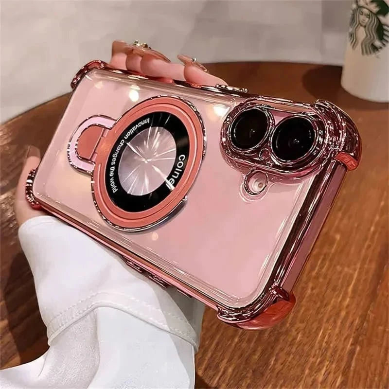 Case Black Diamond + Suporte Infinity Case Black Diamond + Suporte Infinity P14 Direct Ofertas Rosa iphone 16 Pro max 