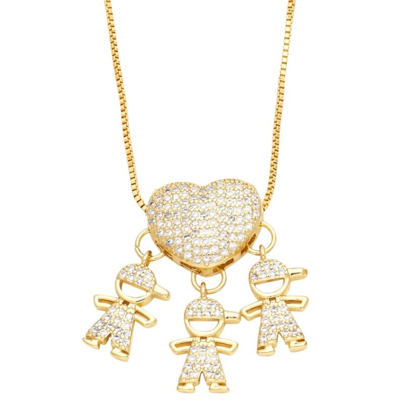 Colar Amor de Mãe Banhado a Ouro 18k - Direct Ofertas