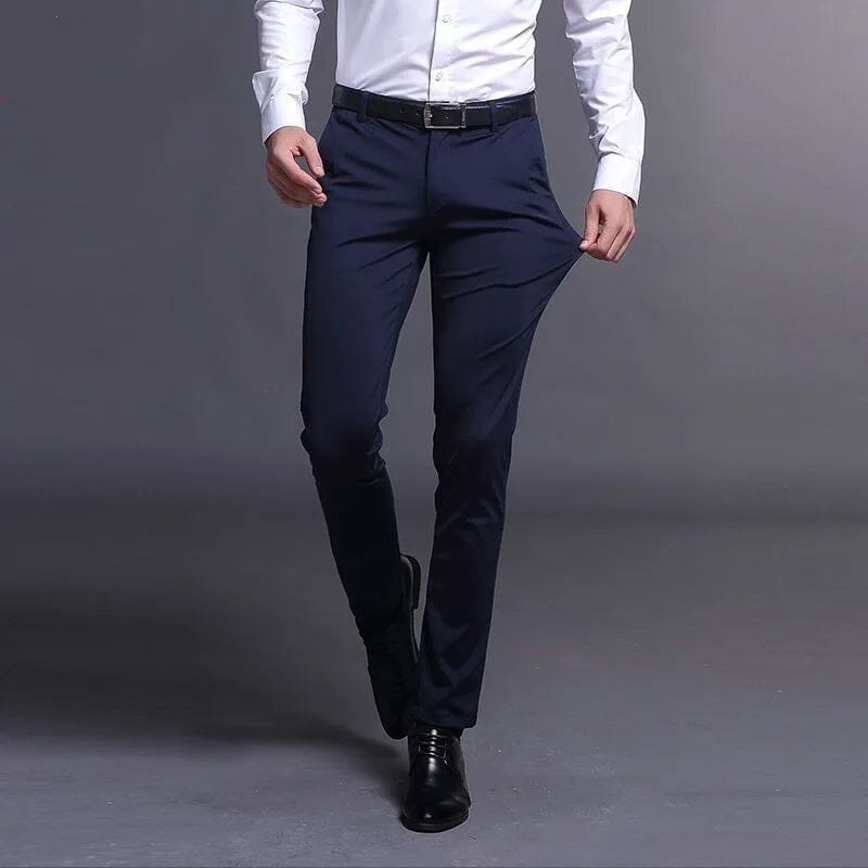 COMPRE 1 E LEVE 2 | Calça Social Clássica Alfaiataria Gentleman 2025 + Brinde Cinto Social Couro - Direct Ofertas