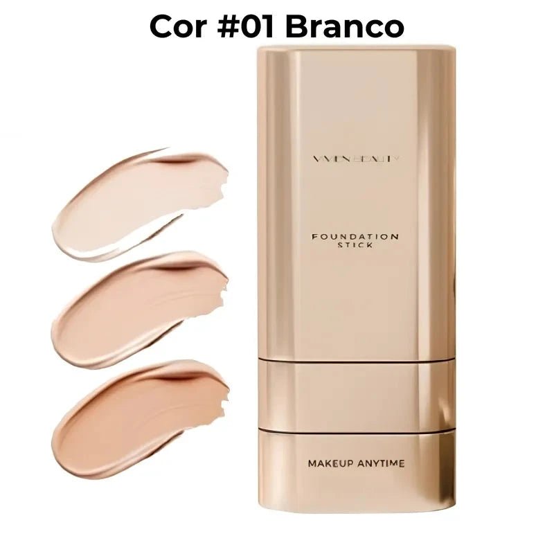 Corretivo Base Stick Coreano 2 em 1 – Cobertura Perfeita 100% Natural - Direct Ofertas