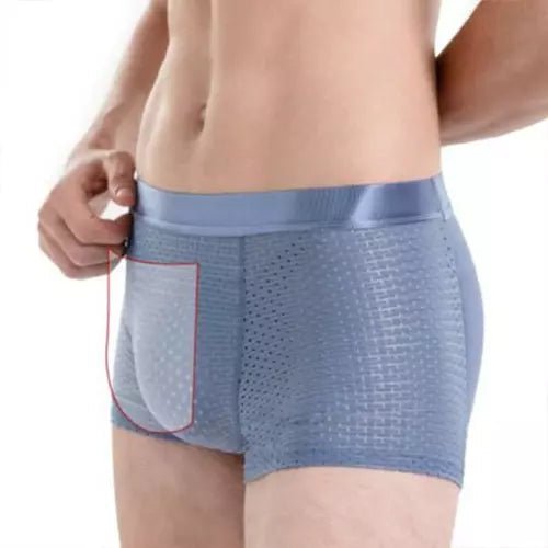 Cueca masculina respirável seda gelada [COMPRE 1 LEVE 2] - Direct Ofertas