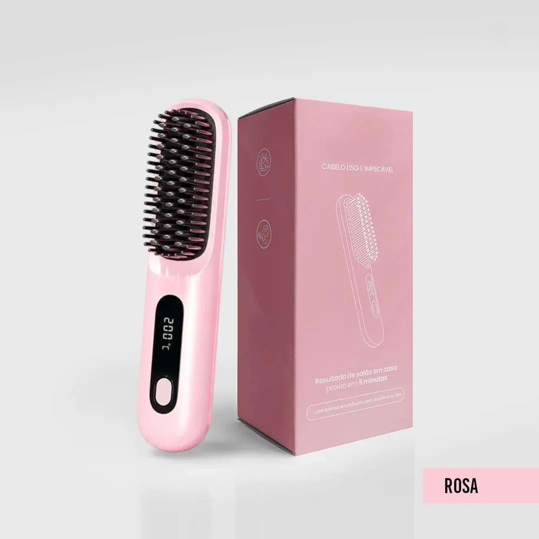 Escova Alisadora Portátil - BeautyMax Pro - Direct Ofertas