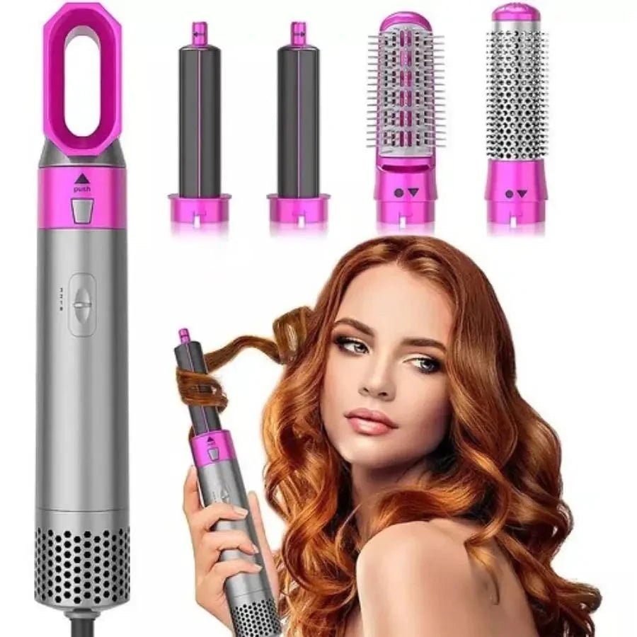 Escova Modeladora 5 em 1 - DeLuxe Hair™ 2025 - Original® - Direct Ofertas