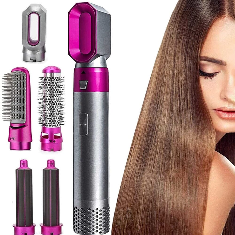 Escova Modeladora 5 em 1 - DeLuxe Hair™ 2025 - Original® - Direct Ofertas