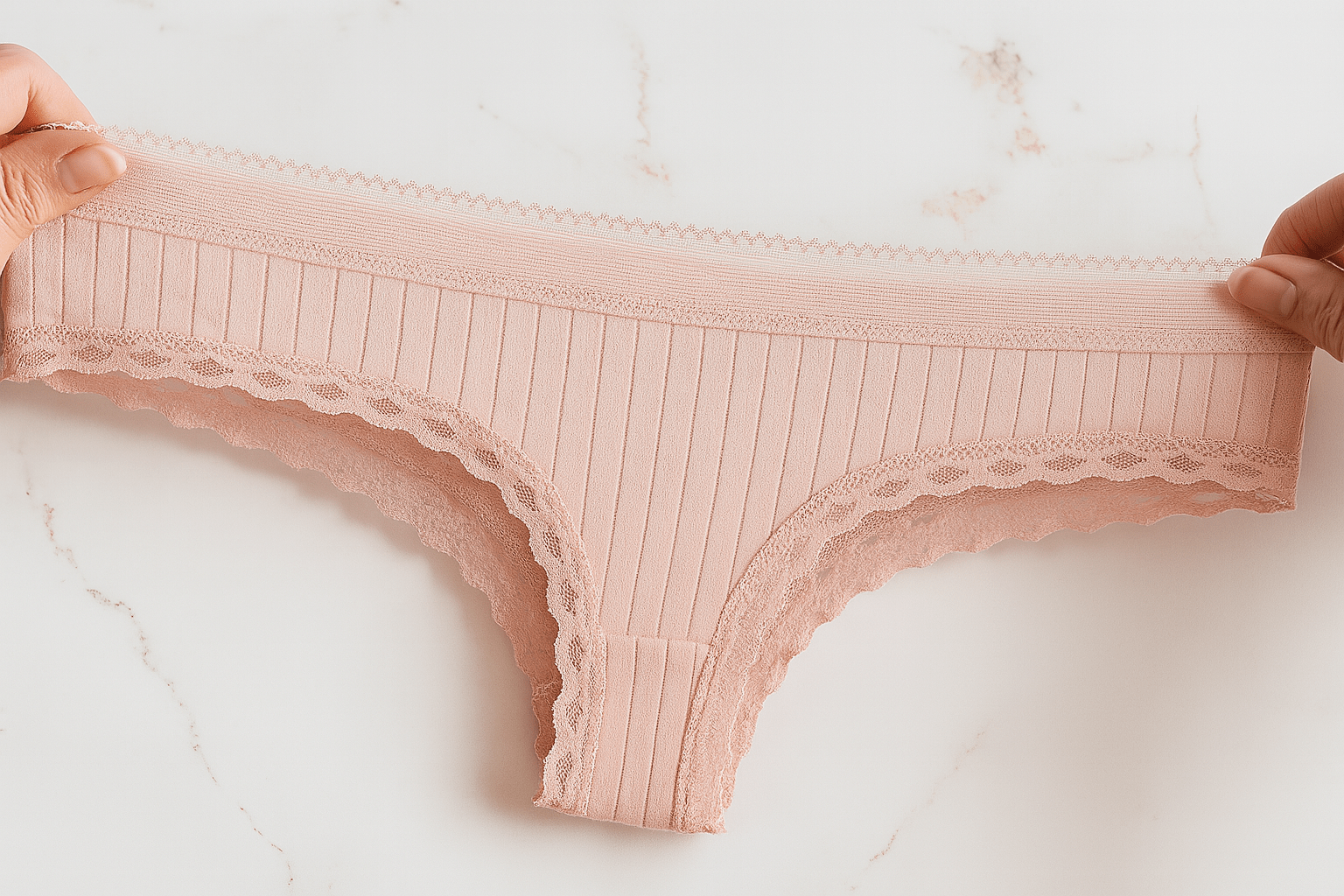 Kit 05 à 20 Calcinhas de Algodão Canelado com Renda fio conforto - Liana - Direct Ofertas