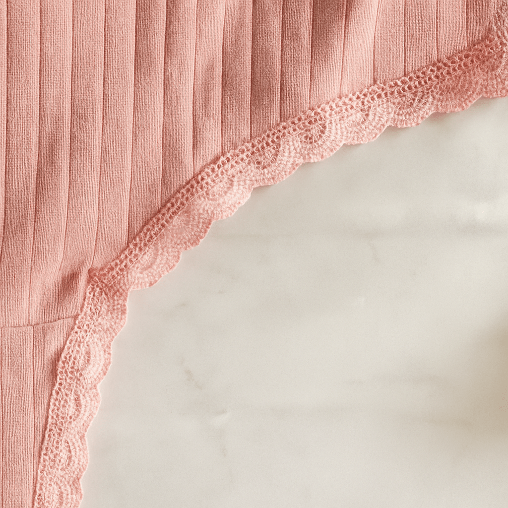 Kit 05 à 20 Calcinhas de Algodão Canelado com Renda fio conforto - Liana - Direct Ofertas