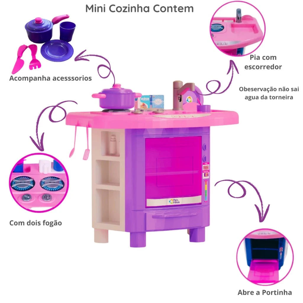 Kit Cozinha Infantil Completa Kit Cozinha Infantil Completa PS1 Direct Ofertas 