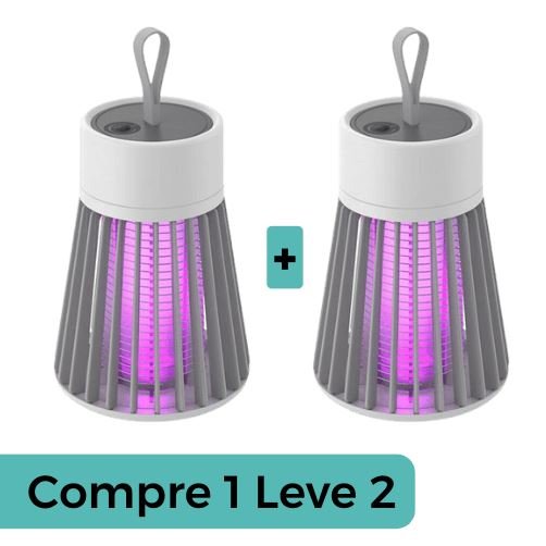 Lâmpada Mata Mosquitos Ultravioleta - COMPRE 1 E GANHE OUTRO DE BRINDE! - Direct Ofertas