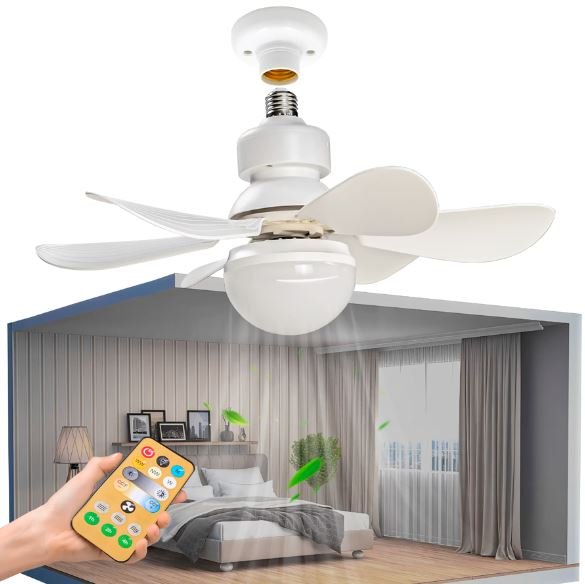 Lâmpada Ventilador Ultra LED 2 em 1 [ULTRA POTENTE] - Direct Ofertas